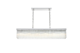 Elegant Lighting - 1070G49C - Six Light Chandelier - Harlow - Chrome and Clear