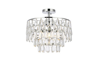 Elegant Lighting - 1103F16C - Three Light Flush Mount - Mila - chrome