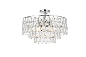 Elegant Lighting - 1103F20C - Five Light Flush Mount - Mila - chrome