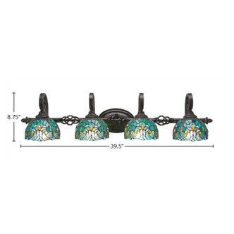 Eleganté Four Light Bath Bar (164-DG-9925)