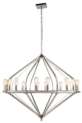 Elegant Lighting - 1472G52PN - 16 Light Pendant - Illumina - Polished Nickel