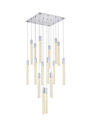 Elegant Lighting - 2066G30C - 16 Light Pendant - Weston - chrome