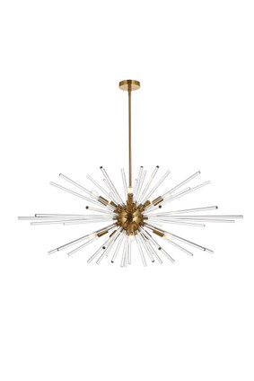 Elegant Lighting - 2502D42SG - Ten Light Pendant - Sienna - gold