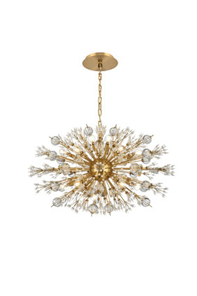 Elegant Lighting - 2550D36SG - 24 Light Pendant - Vera - gold