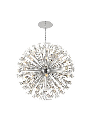 Elegant Lighting - 2550D44C - 32 Light Pendant - Vera - chrome