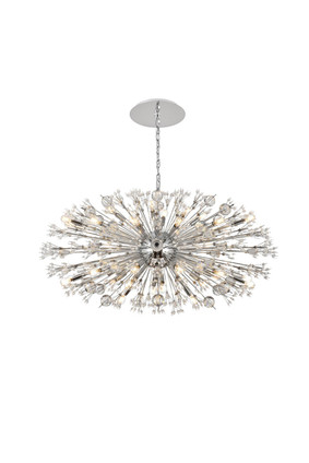 Elegant Lighting - 2550D48C - 38 Light Pendant - Vera - chrome