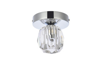 Eren LED Flush Mount in Chrome (173-3505F5C)