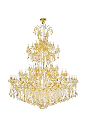 Elegant Lighting - 2803G120G-GS/RC - 84 Light Chandelier - Maria Theresa - Gold