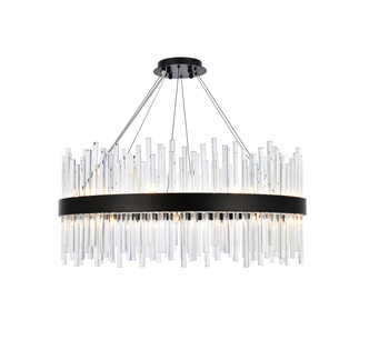 Elegant Lighting - 3000D32BK - 18 Light Chandelier - Dallas - black