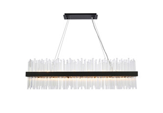 Elegant Lighting - 3000G48BK - 28 Light Chandelier - Dallas - black