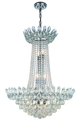 Elegant Lighting - 3002D32C/RC - 13 Light Chandelier - Vesper - Chrome