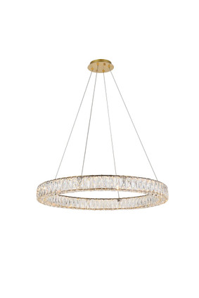 Elegant Lighting - 3503D31G - LED Chandelier - Monroe - gold