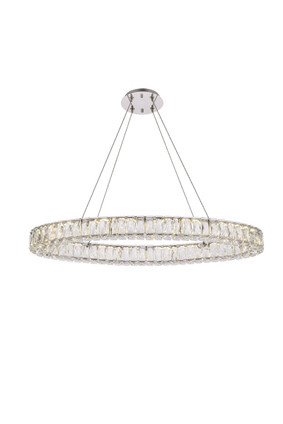 Elegant Lighting - 3503D36C - LED Pendant - Monroe - Chrome