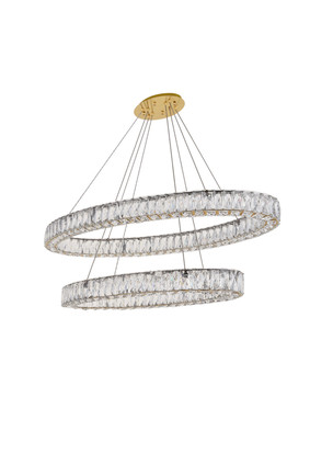Monroe LED Chandelier (3503D40G)