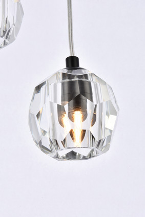 Eren LED Pendant (3505D12BK)