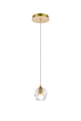 Elegant Lighting - 3505D6G - LED Pendant - Eren - Gold