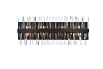 Elegant Lighting - 6200W30BK - Eight Light Bath Sconce - Serephina - black