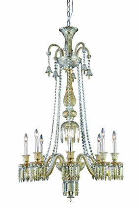 Elegant Lighting - 8908G53GT-GT/EC - Eight Light Chandelier - Majestic - Golden Teak