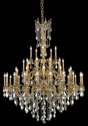 Elegant Lighting - 9245G54FG-GT/RC - 45 Light Chandelier - Rosalia - French Gold Elegant Lighting - 9245G54FG-GT/RC - 45 Light Chandelier - Rosalia - French Gold