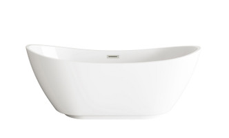 Elegant Lighting - BT10362GW-BNK - Soaking Bathtub - Ines - Glossy White