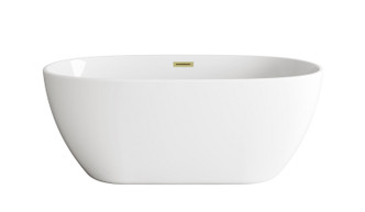 Elegant Lighting - BT10759GW-BGD - Soaking Bathtub - Allegra - Glossy White