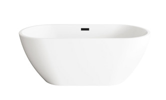 Elegant Lighting - BT30359GW-MBK - Bathtub - Fairview - Glossy White