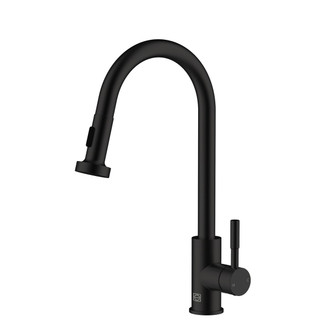 Elegant Lighting - FAK-309MBK - Kitchen Faucet - Sem - Matte Black
