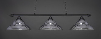 Toltec Lighting - 373-MB-429-CH - Three Light Bar - Oxford - Matte Black