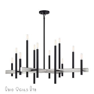 Denmark 12 Light Foyer Chandelier (49349-04)