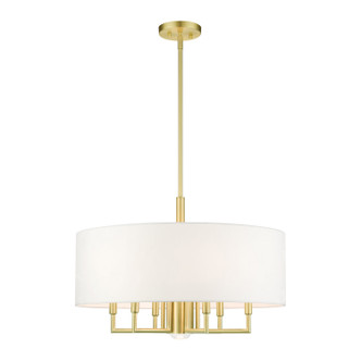 Livex Lighting - 49376-12 - Seven Light Chandelier - Meridian - Satin Brass