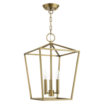 Devone Three Light Convertible Semi Flush/Lantern (49433-01)