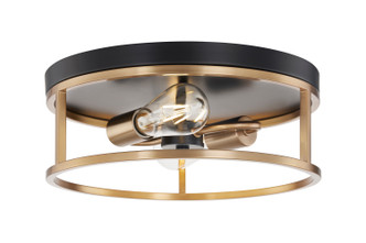 Two Light Flush-Mount (NSH-4483-MBBR)