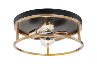 Two Light Flush-Mount (NSH-4483-MBBR)