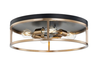 Four Light Flush-Mount (NSH-4487-MBBR)