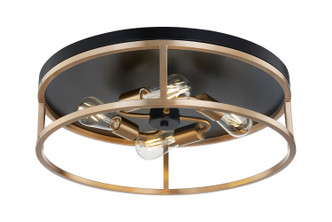 Four Light Flush-Mount (NSH-4487-MBBR)