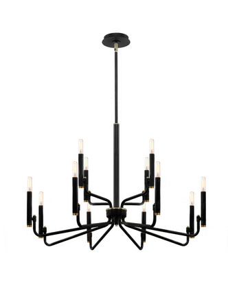 12 Light Chandelier (NSH-8184-MBBR)
