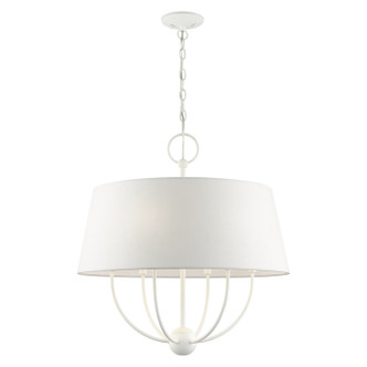 Livex Lighting - 49846-03 - Six Light Chandelier - Ridgecrest - White