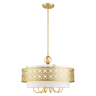 Livex Lighting - 49866-33 - Seven Light Chandelier - Calinda - Soft Gold
