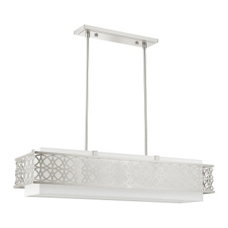 Calinda Six Light Linear Chandelier (49868-91)