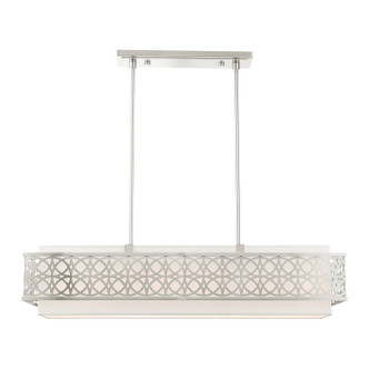 Calinda Six Light Linear Chandelier (49868-91)