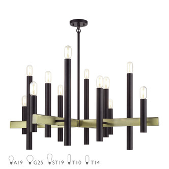 Helsinki 12 Light Foyer Chandelier (49997-07)