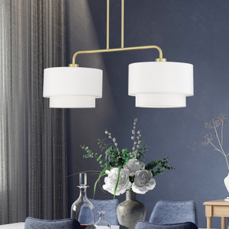 Manorwood Two Light Linear Chandelier (50302-33)
