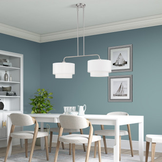 Manorwood Two Light Linear Chandelier (50302-91)