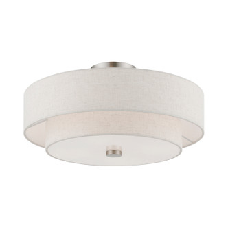 Meridian Four Light Semi-Flush Mount (51085-91)