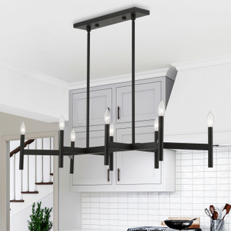 Copenhagen Eight Light Linear Chandelier (51178-04)