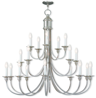 Livex Lighting - 5140-91 - 20 Light Foyer Chandelier - Cranford - Brushed Nickel