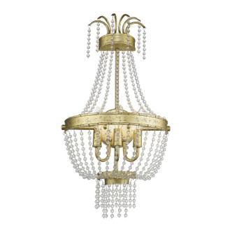 Livex Lighting - 51874-28 - Three Light Wall Sconce - Valentina - Hand Applied Winter Gold Livex Lighting - 51874-28 - Three Light Wall Sconce - Valentina - Hand Applied Winter Gold