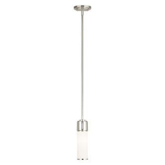 Livex Lighting - 52111-35 - One Light Mini Pendant - Weston - Polished Nickel