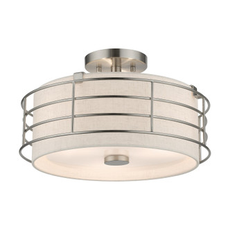 Blanchard Three Light Semi-Flush Mount (55118-91)