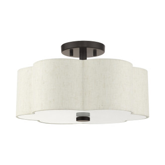 Solstice Three Light Semi Flush Mount (58063-92)